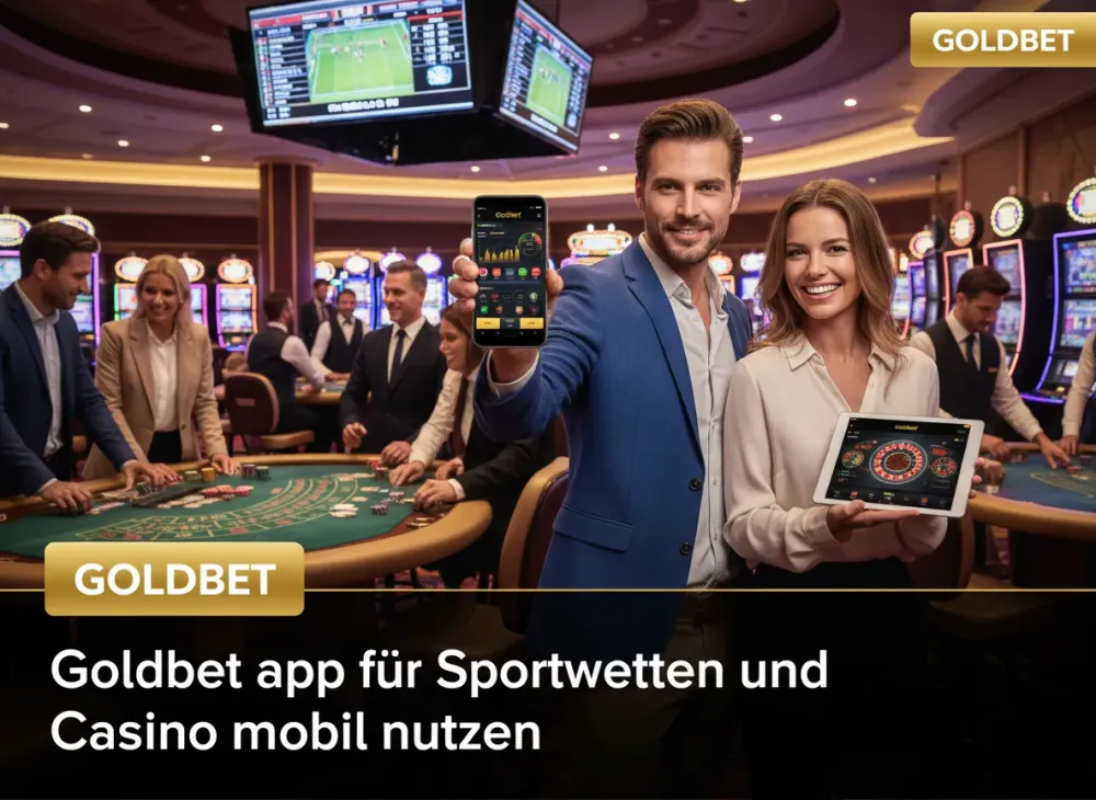 Goldbet app für Sportwetten und Casino mobil nutzen
